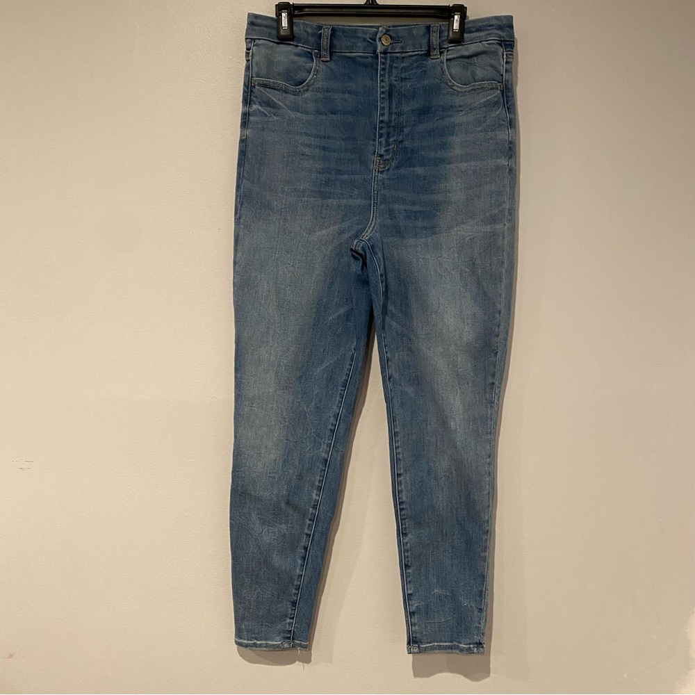 AEO Ne(x)t Level Stretch Curvy Highest Rise Jegging Size 16